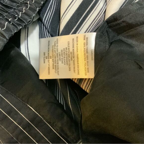 Go by Go Silk Striped Pants Size Small VGUC - Picture 6 of 7